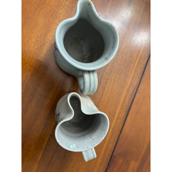 Vtg Bastine Stoneware‎ Teddy Bear Pitcher Creamer & Bowl Set 4 Pc - Picture 8 of 11